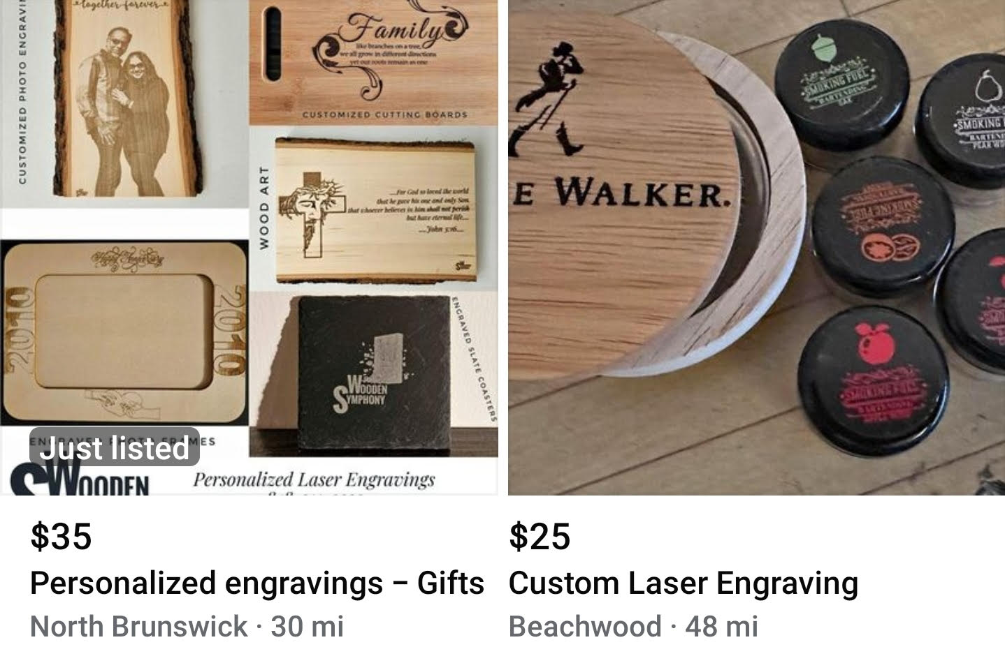 facebook laser engraving prices